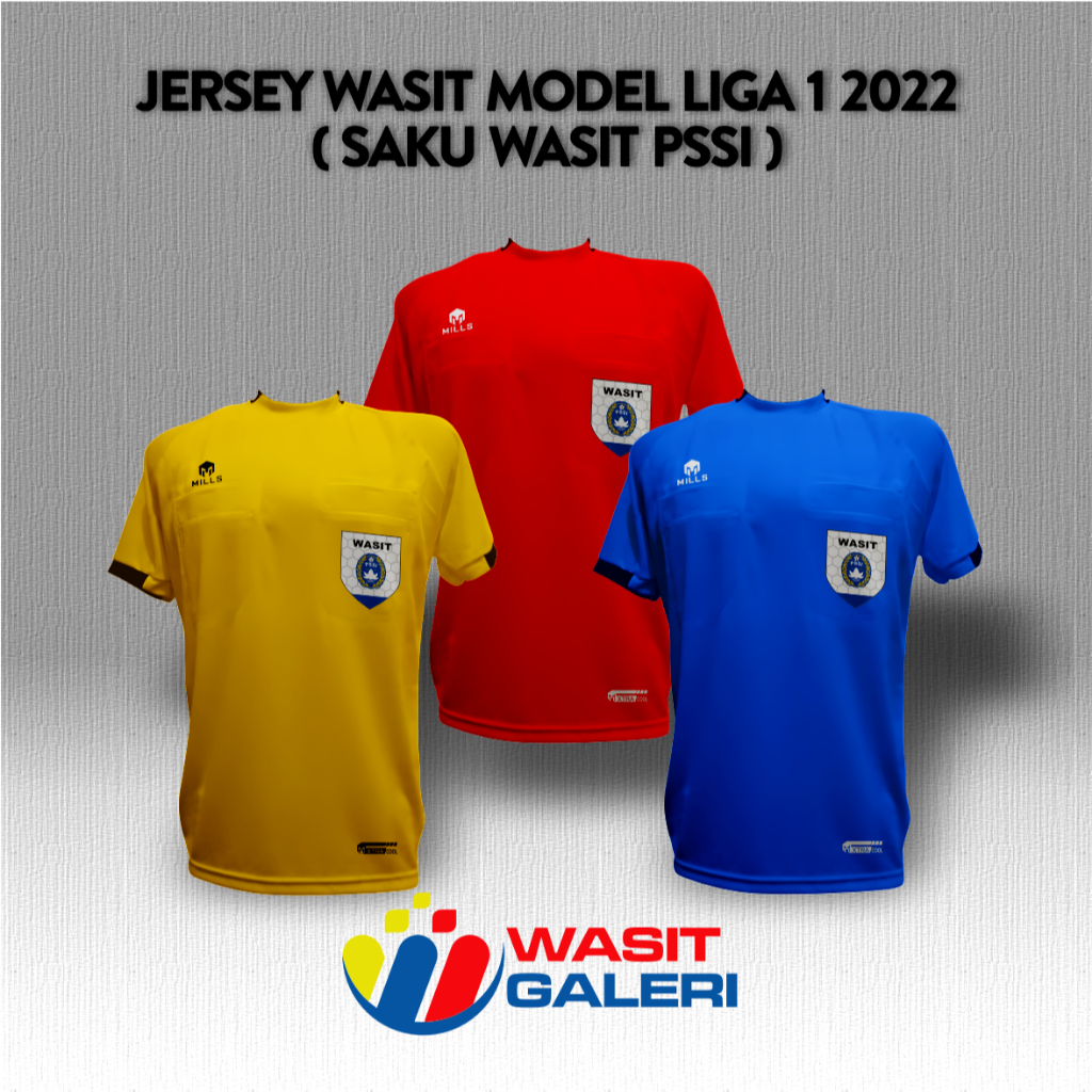 JERSEY WASIT MODEL LIGA 1 2022 ( SAKU WASIT PSSI )