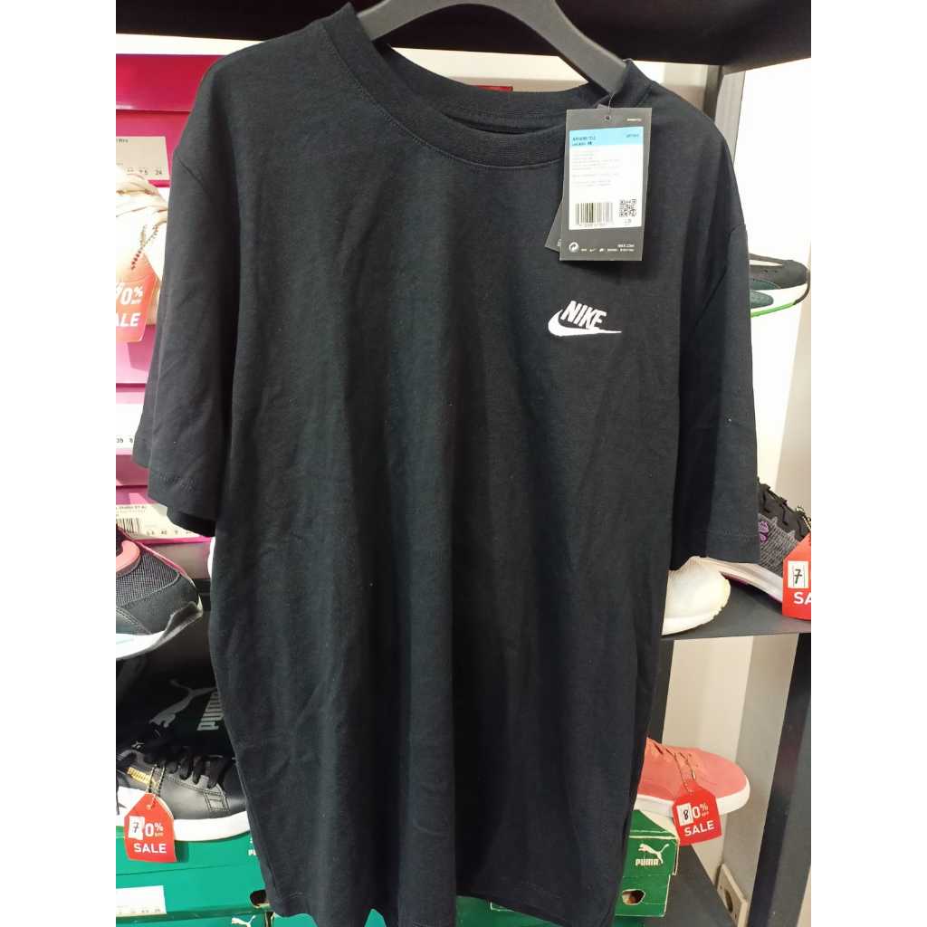 BARANG BARU EX DISPLAY Nike Baju Olahraga NIKE Sportswear Club Tee AR4999-013 SIZE=M