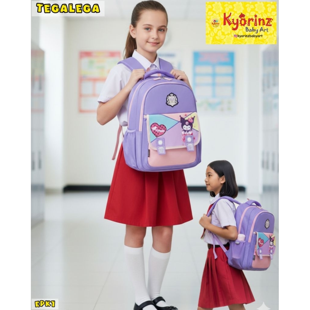 Kyorinz - Tas Sekolah Anak cewek Tas Ransel Sekolah Import Anak cewek Tas Sekolah