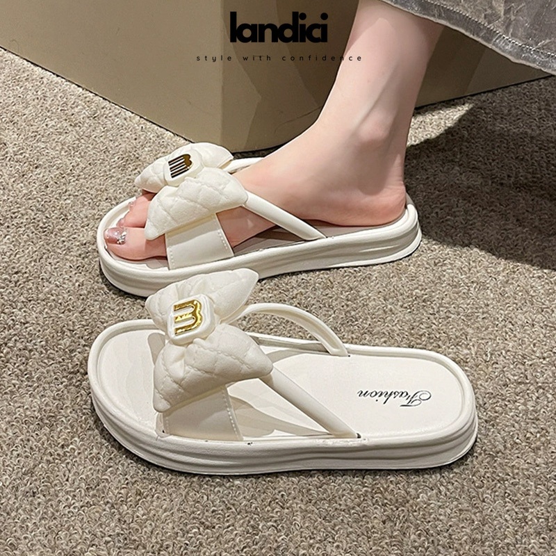 LANDICI Sandal Wanita Fashion/Sandal Wanita Kekinian/Sandal Anti Slip/Sandal Wanita Anti Air