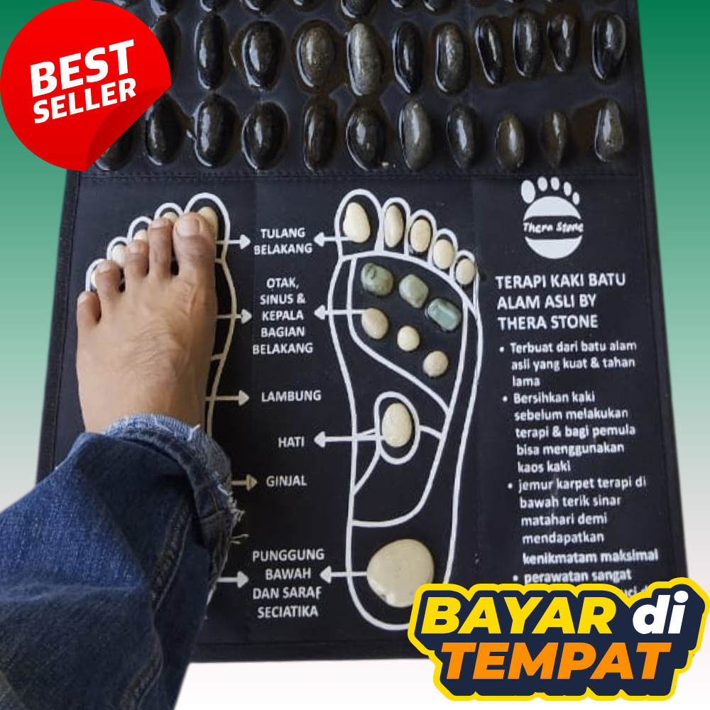 Matras Batu Refleksi Kaki Karpet Lantai Aesthetic | Matras Refleksi Batu Akupuntur