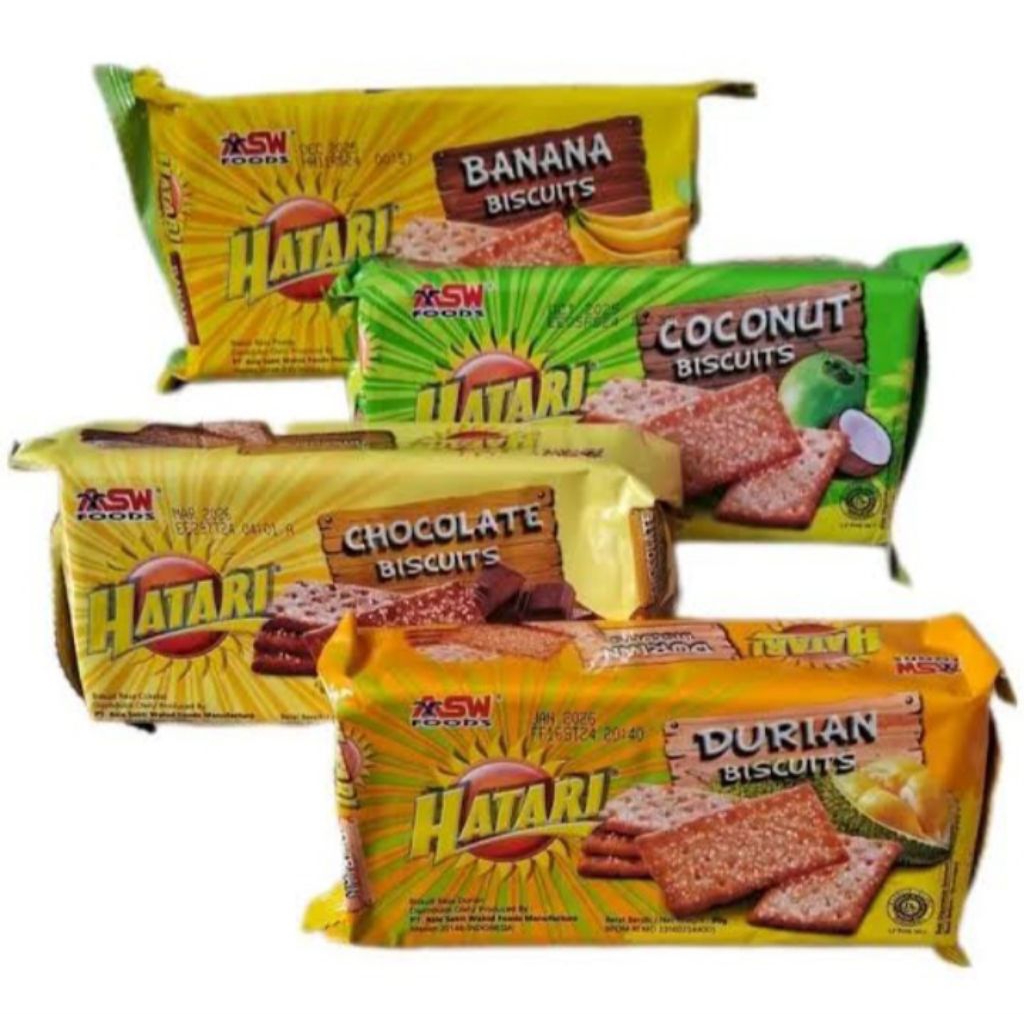 HATARI Mini Biscuit 90gr Biscuit termurah hatariberbagai varian rasa//HATARI COCONUT/COKLAT/Hatari B