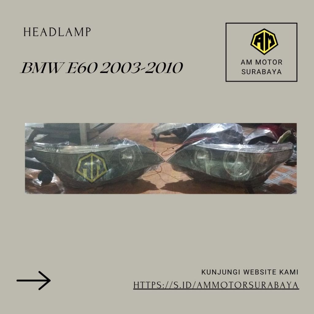 Headlamp BMW E60 2003-2010