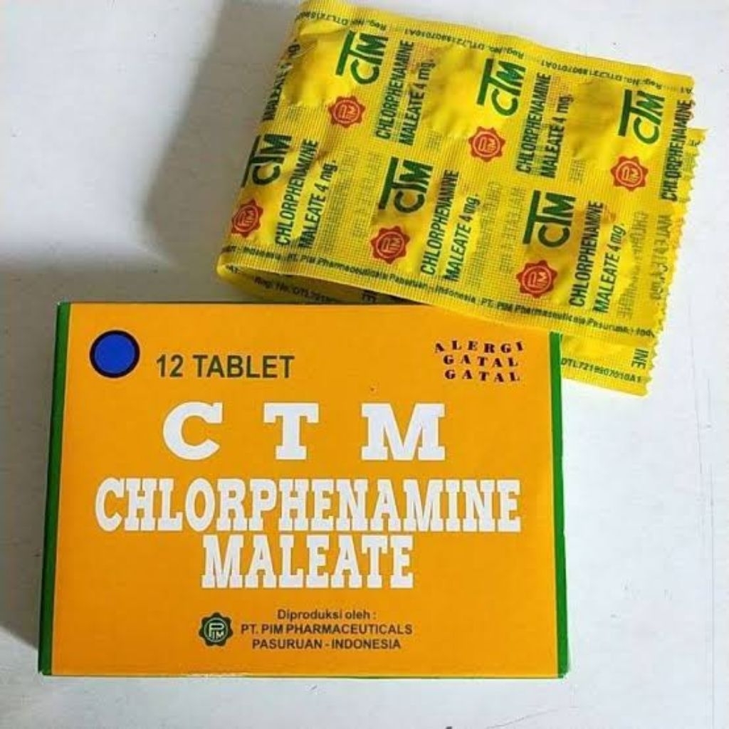 CTM Obat gatal dan alergi