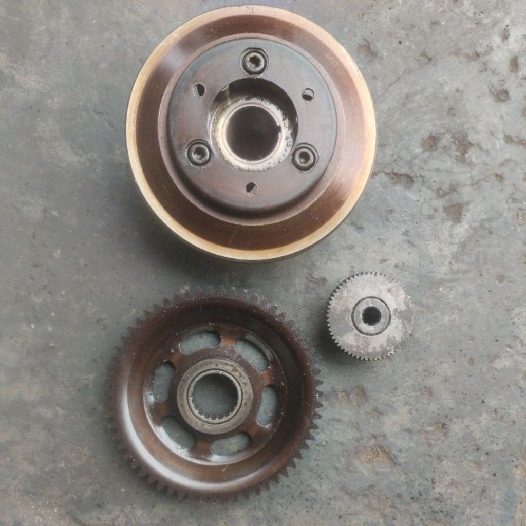 magnet set oneway Vixion old 3c1 original