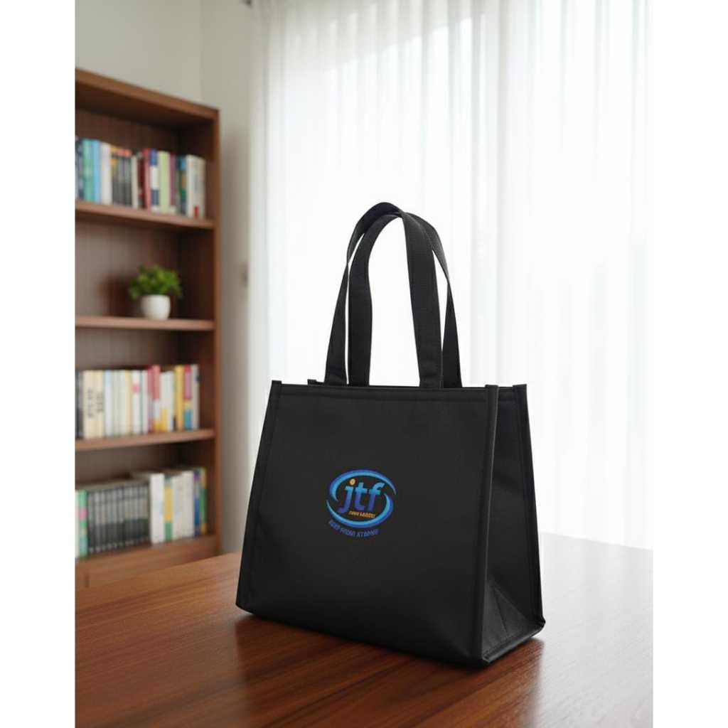 Tas Bekal Makan Lunchbag Aluminium Foil Tahan Lama Untuk Sekolah Kantor || Tas Bekal Foil Resleting 