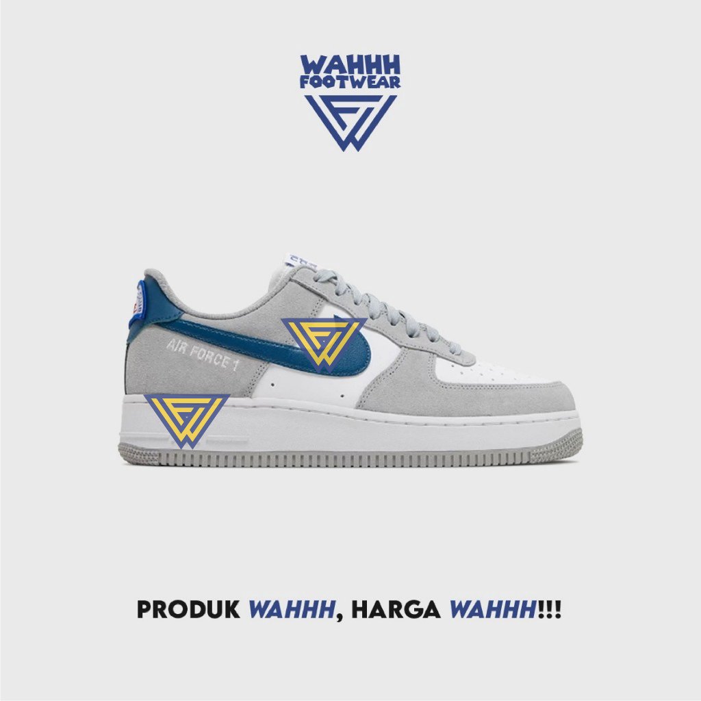 Sepatu NK Air Force 1 Low 07 LV8 Athletic Club - Marina Blue