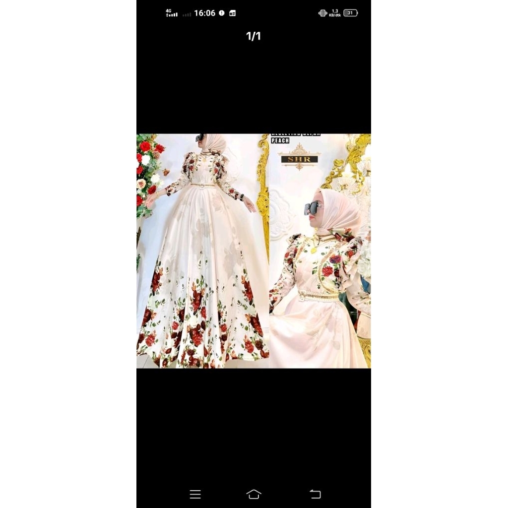 Gamis cantik  Scuba premium by SHR