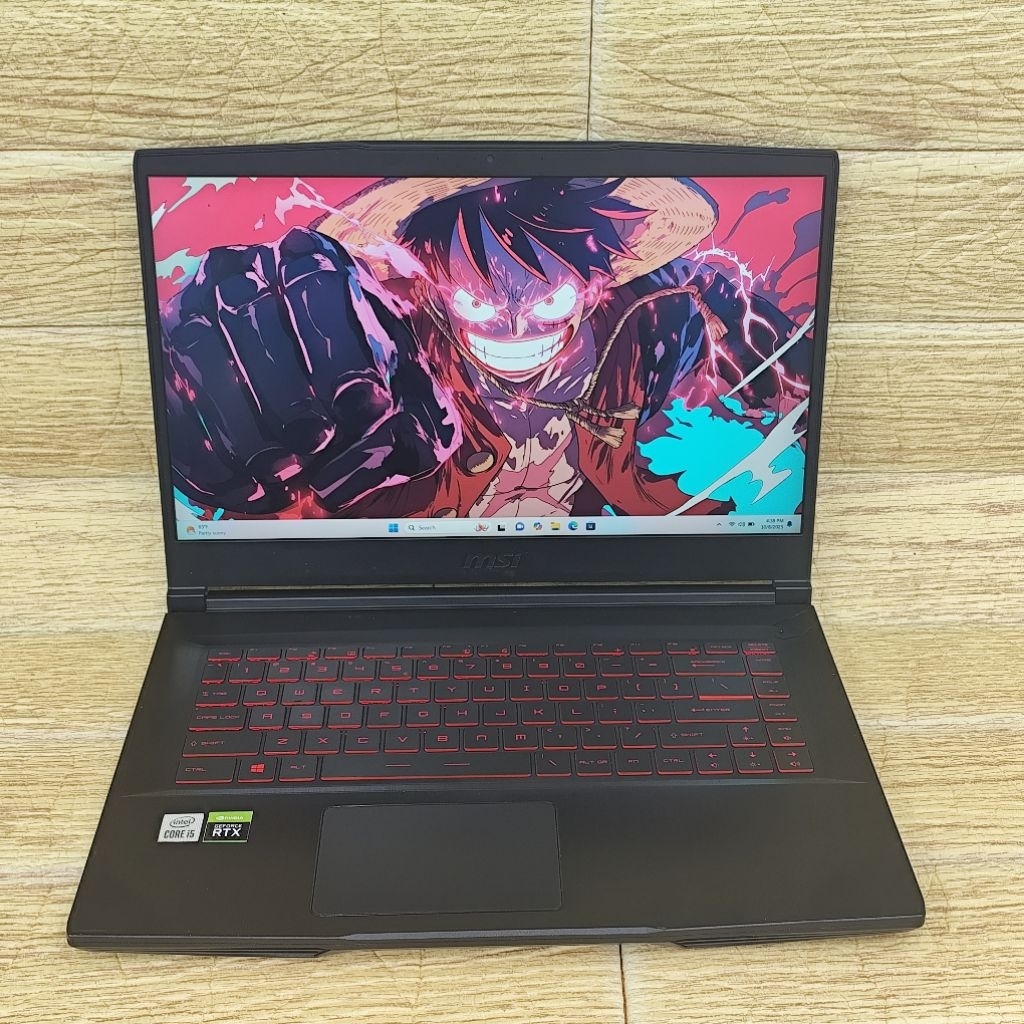 Laptop 2nd MSI GF65 THIN 10UE Core i5-10200H RAM 16GB SSD 512GB RTX 3060