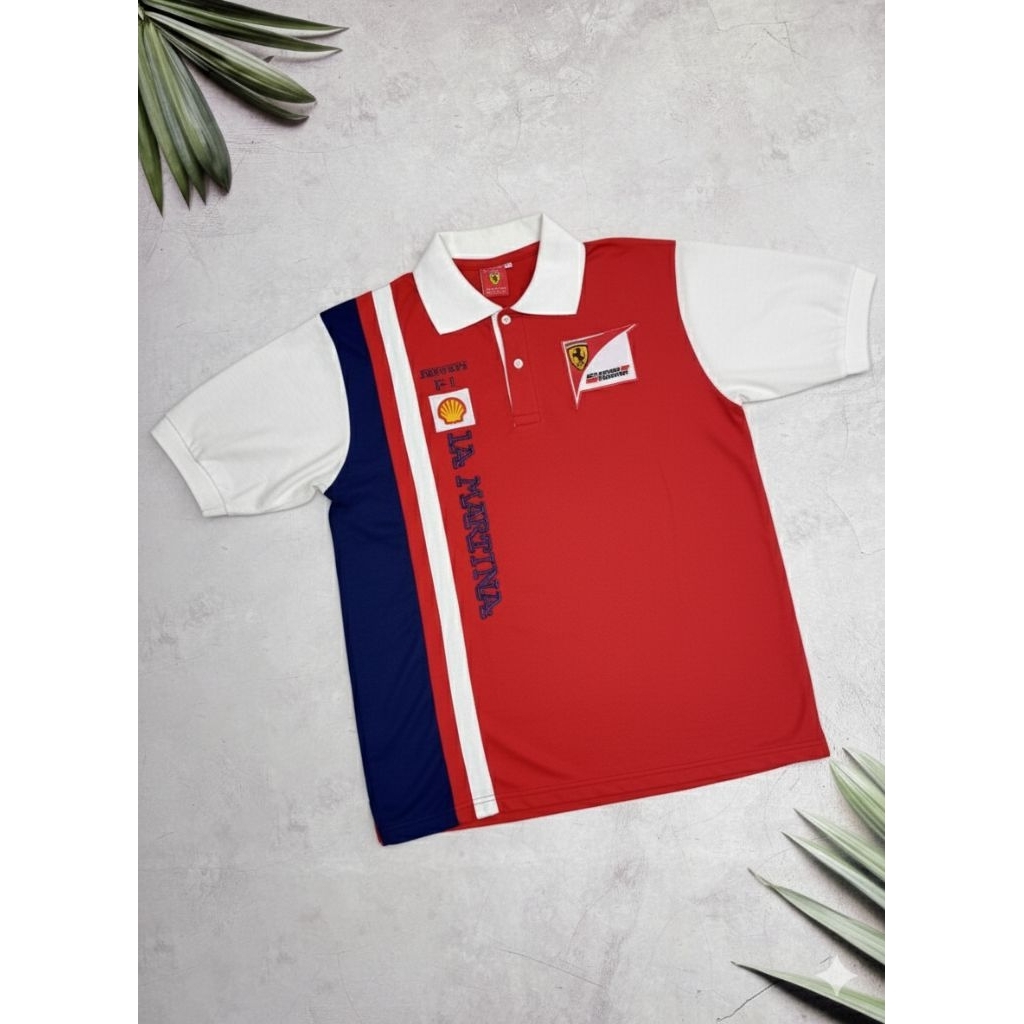 Polo Ferrari X La Martina Vintage Original Official Merchandise Scuderia Ferrari F1 Rare