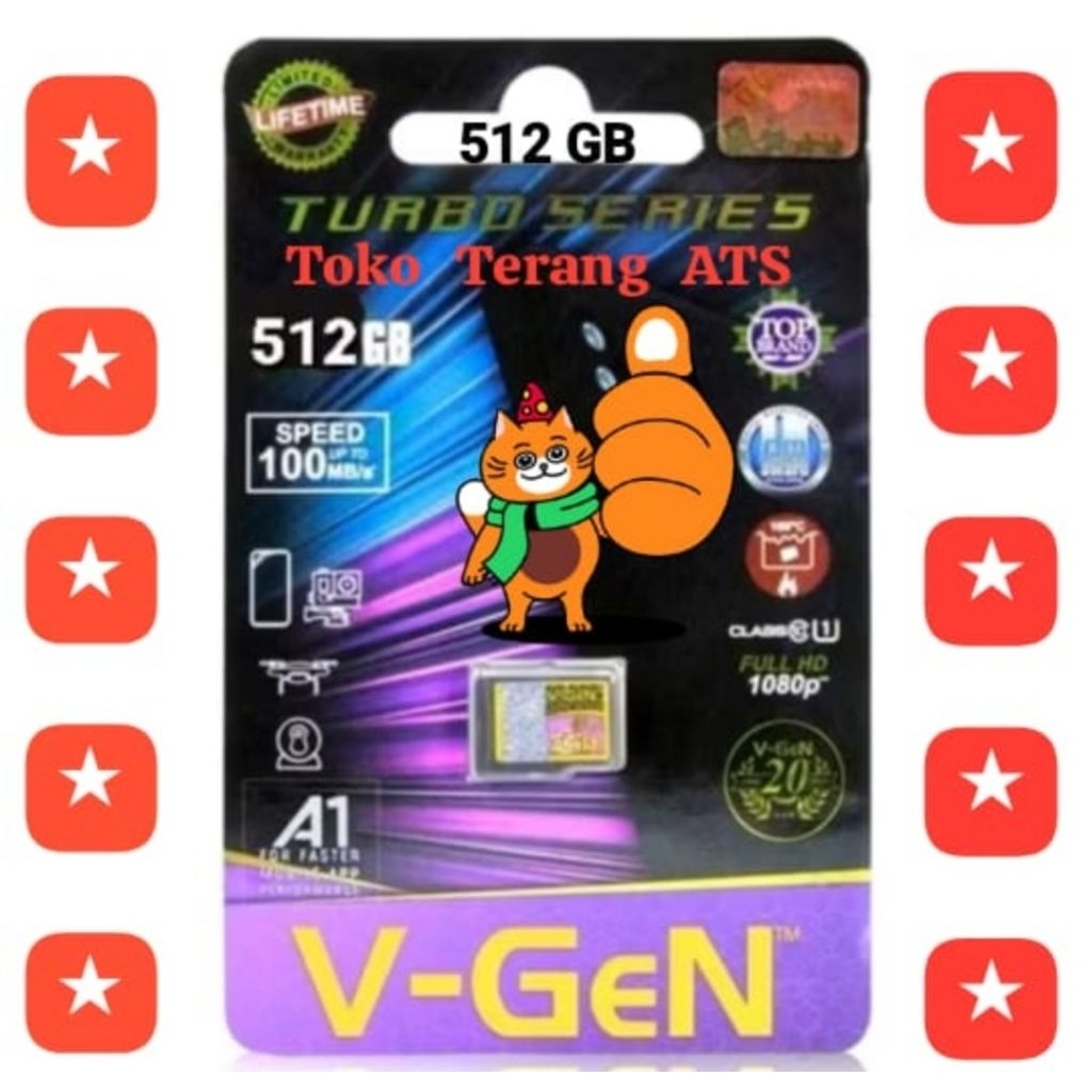 Kartu Memori V-GEN Kelas 6 Micro SD Card 4GB Handphone Aksesoris Kartu Memori Merek V-GEN SD Card Co