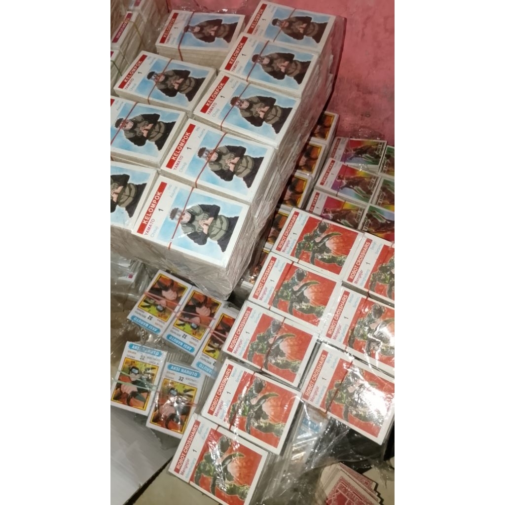 5 ikat kartu kwarted 1.600 lembar/kartu wayang/mainan jadul