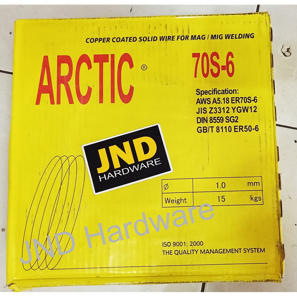 Kawat Las CO 1.0 mm/ MIG Wire ER70S-6 / ER70S - 6 / ER 70 S, ARTIC 1.0 mm