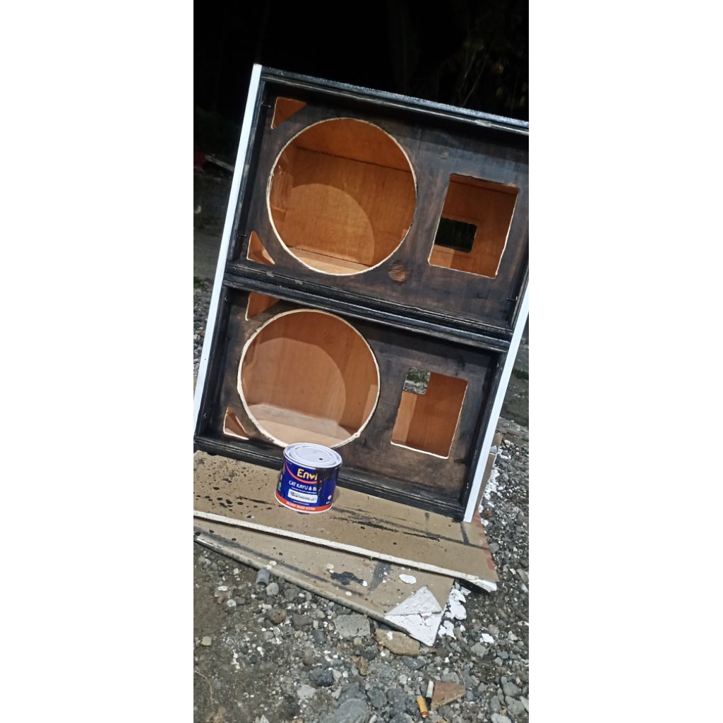 box line array dobel 12inc set bracket besi