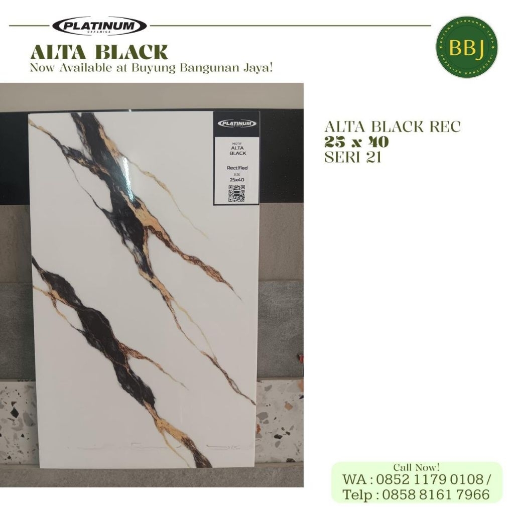 KERAMIK PLATINUM ALTA BLACK