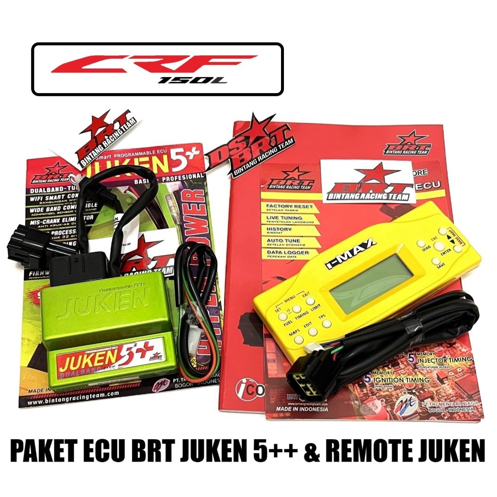 ECU JUKEN 5 5++ Plus Plus & REMOTE JUKEN 5 BRT CRF 150 Racing Turbo Dualband