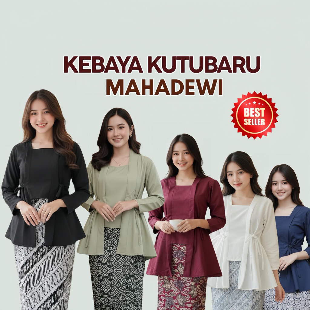 KEBAYA  MAHADEWI KUTUBARU KEKINIAN MODERN WANITA KUTUBARU KEKINIAN KEBAYA WISUDA
