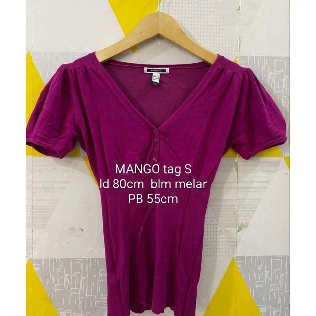 preloved atasan MANGO rajut