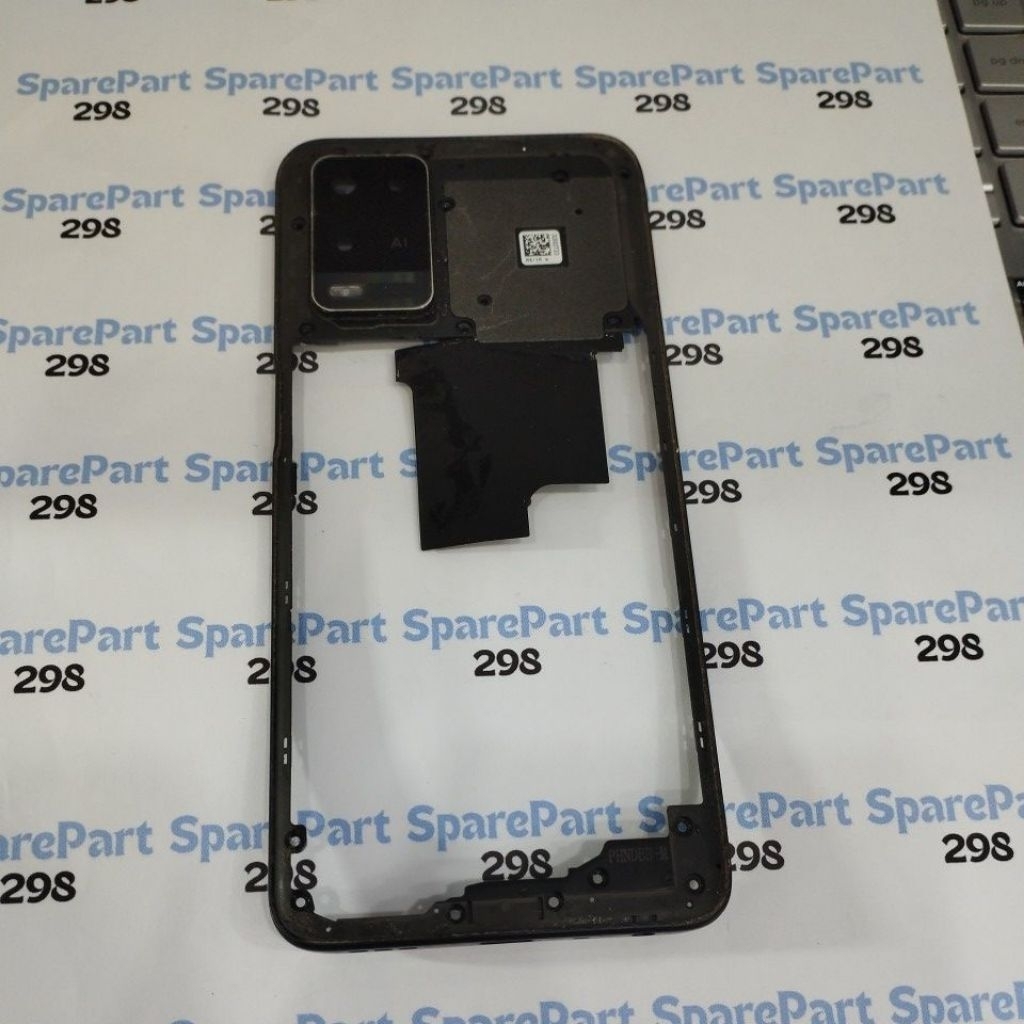 REAR ASSY OPPO A54 BLACK ORIGINAL BEKAS
