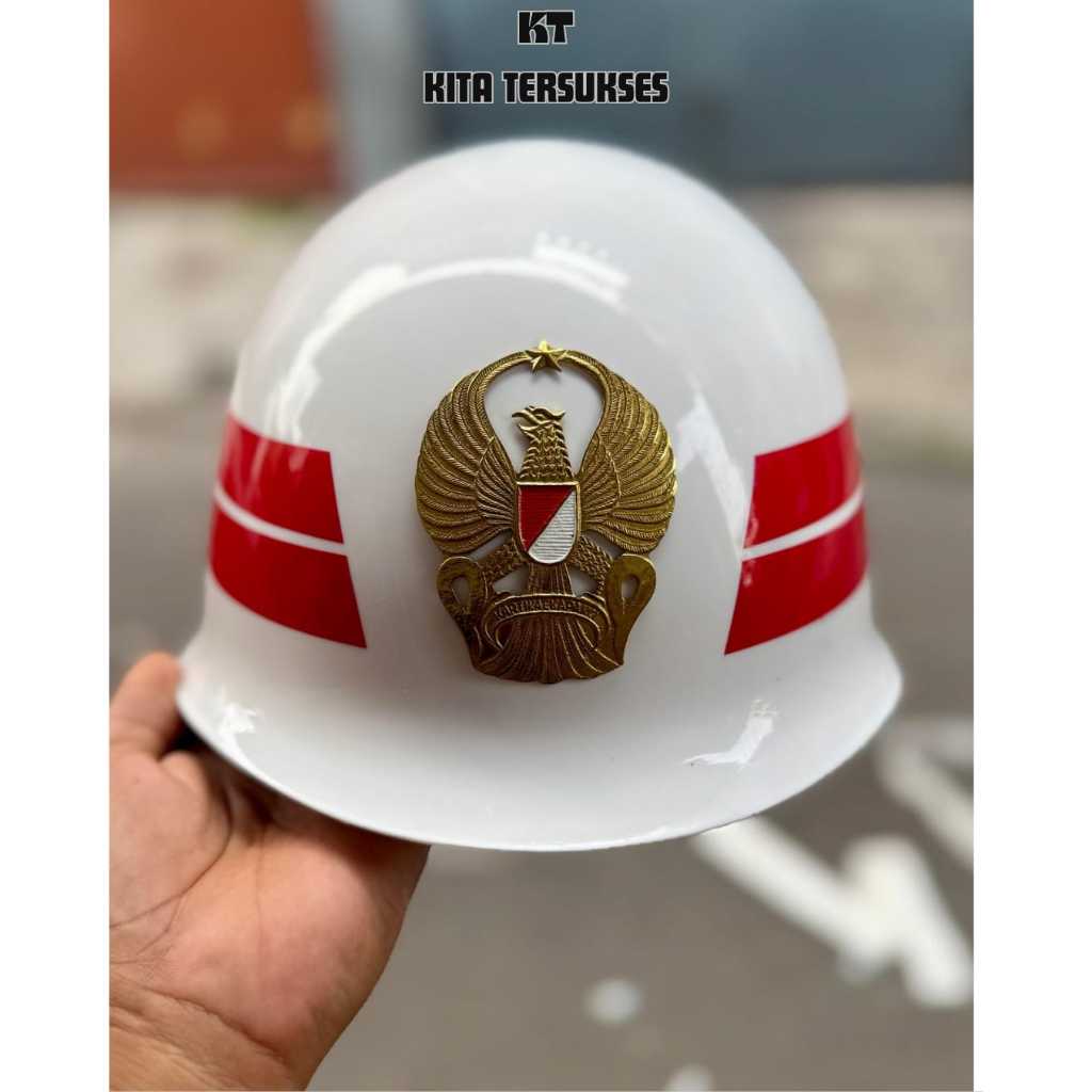 Helm TNI AD/Helm Panji Upacara Logo TNI Lis