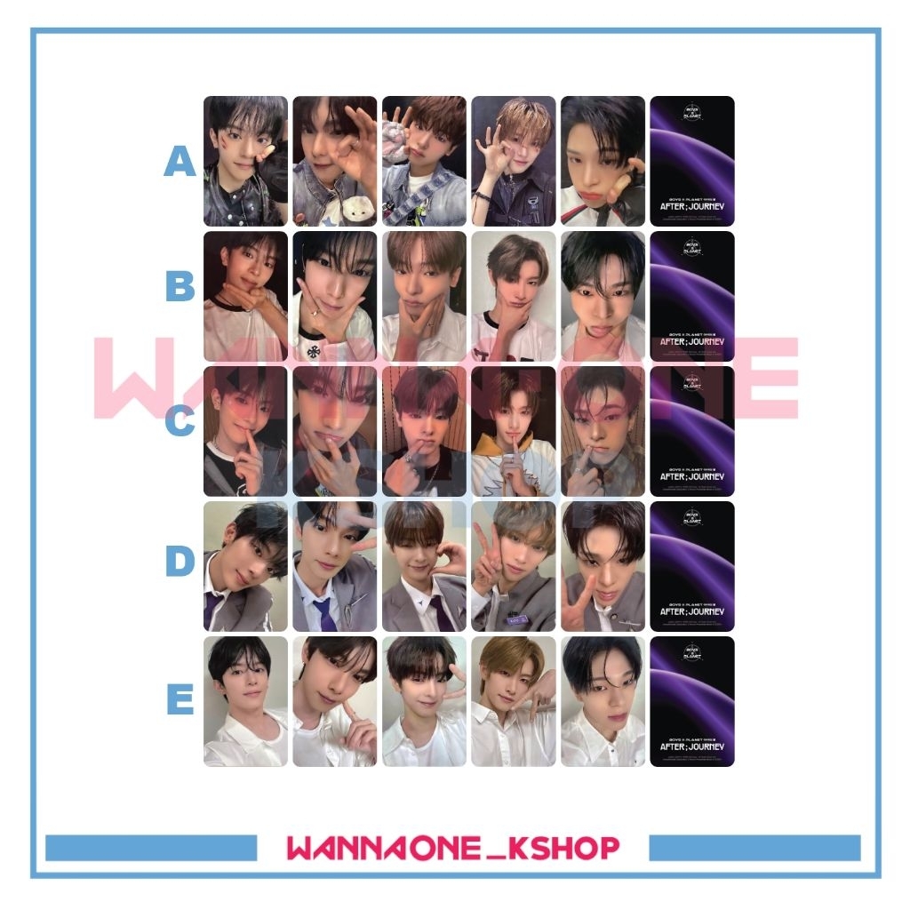 photocard After Journey ALD1 boys planet