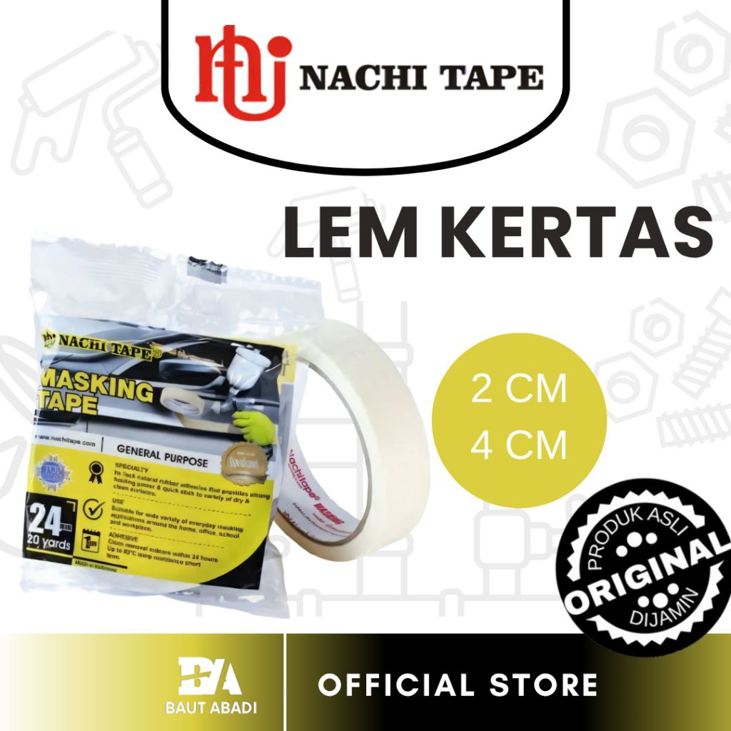 Isolasi Kertas / Isolasi Duco Lem Kertas  merk Nachi / Berry