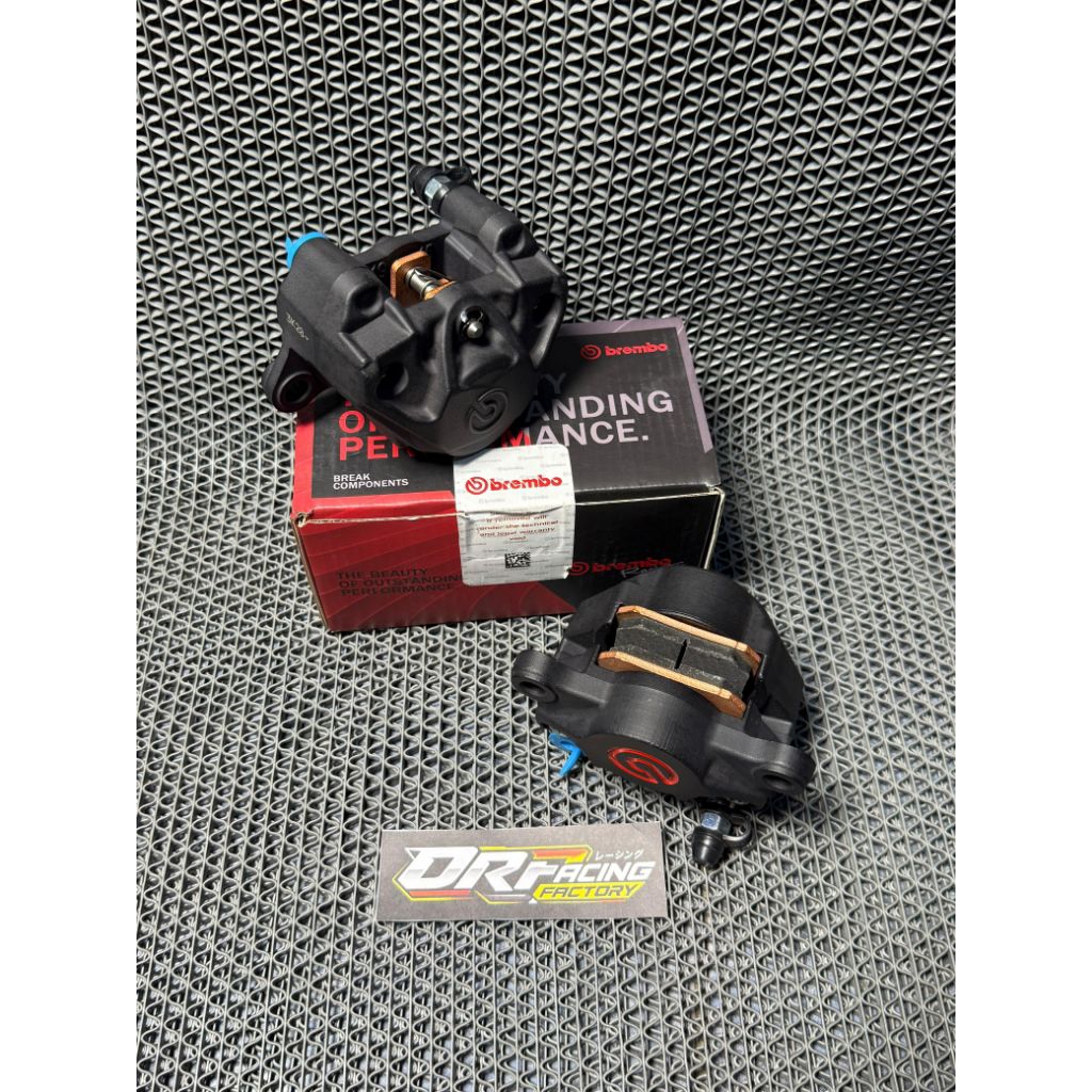 Kaliper Brembo 2p 2piston Hitam Black Nmax Xmax Aerox Pcx vario beat mio scoopy ninja rr 150rr krr n