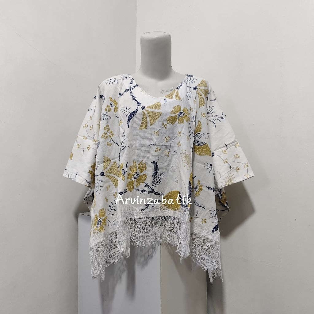 CROP RENDA KUPU//BLUS BATWING RENDA//BLUS KONDANGAN