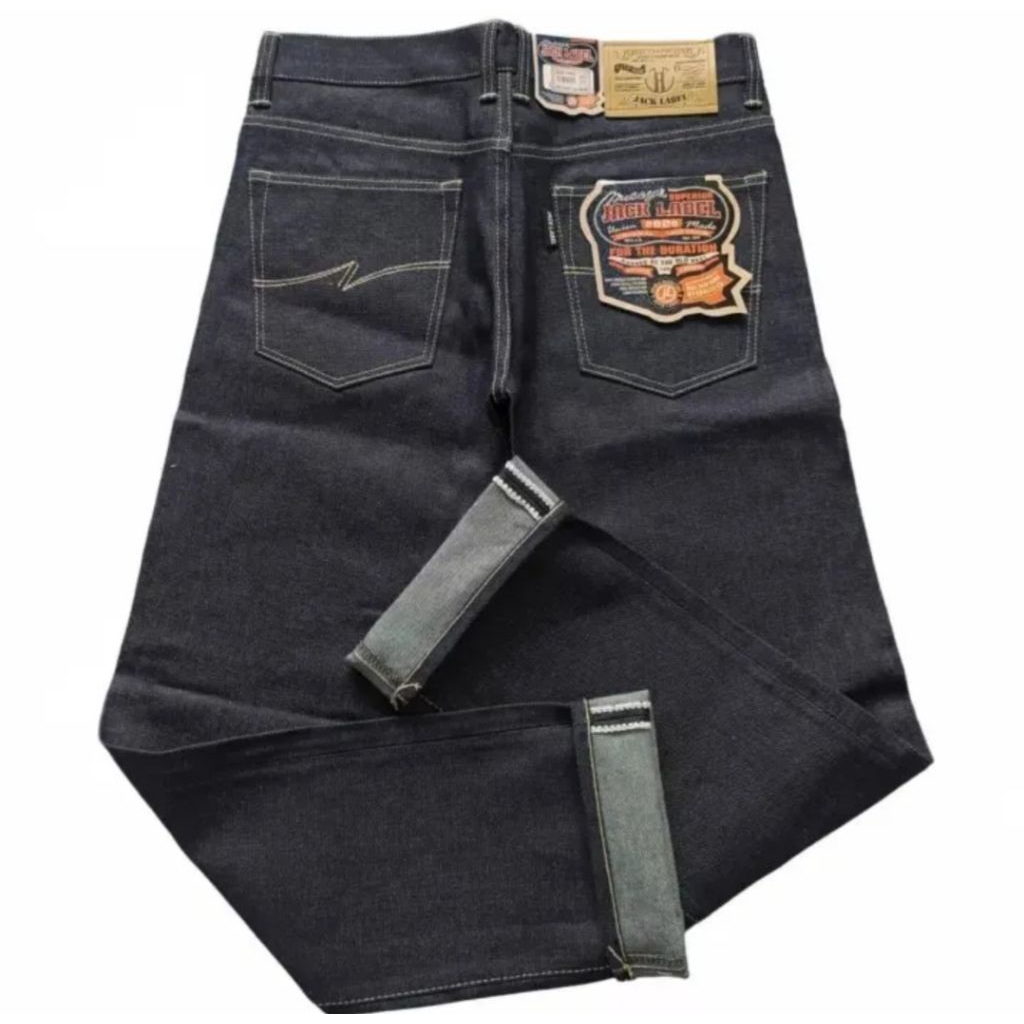 CELANA DENIM SELVEDGEV ORIGINAL JACK LABEL JEANS SALVEDGE DENIM 14OZ