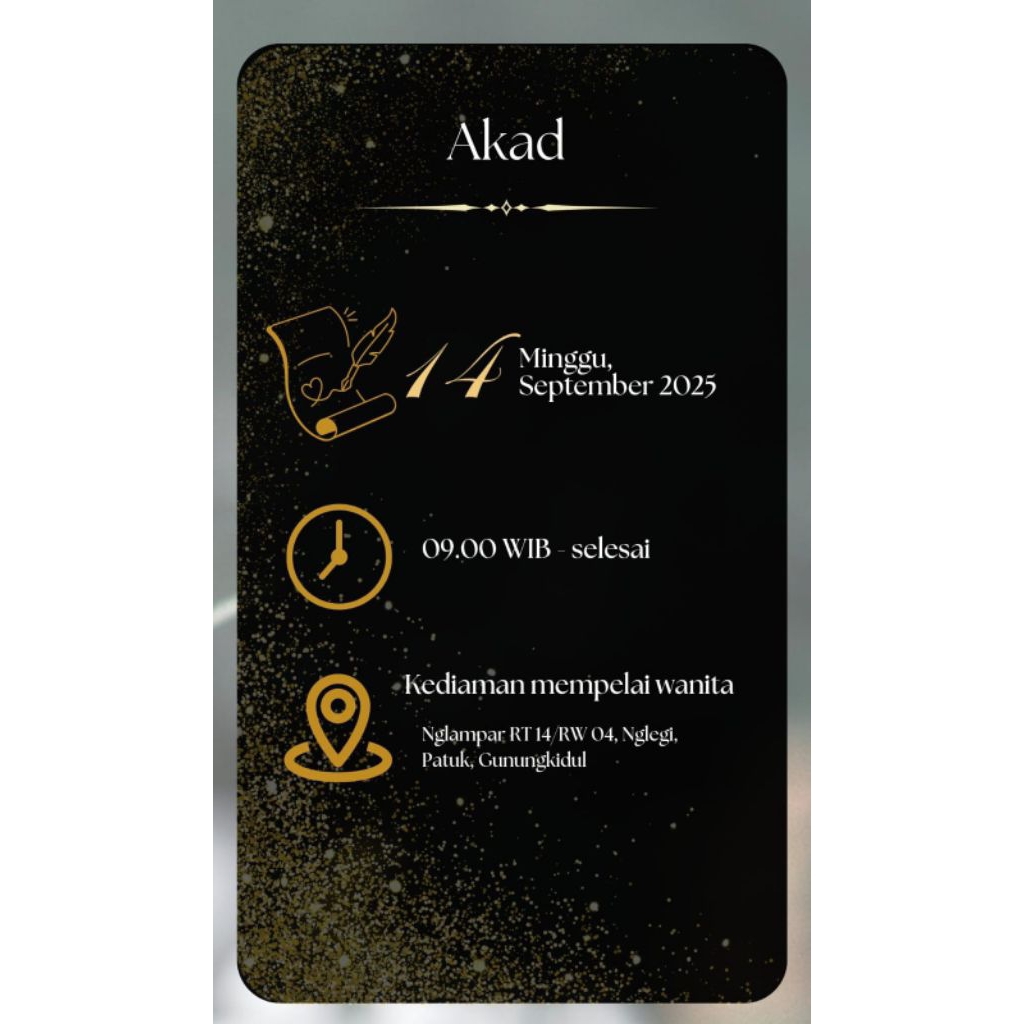 Undangan pernikahan online syar'i Islami | Tanpa foto| Web digital syar'i| Undangan digital website 