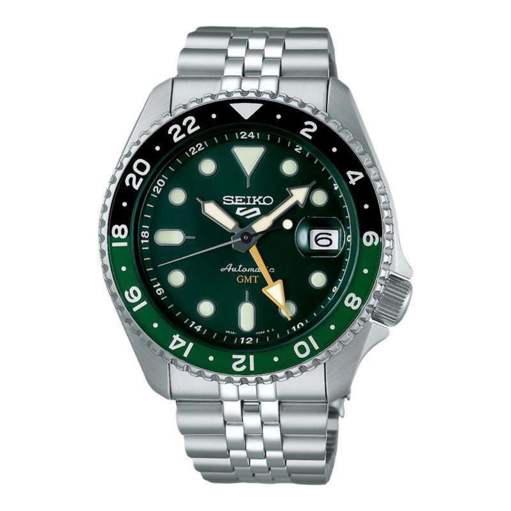 Seiko 5 Sports SSK035K1 Jam Tangan Pria Automatic GMT Lumibrite Original SSK035 SSK035K