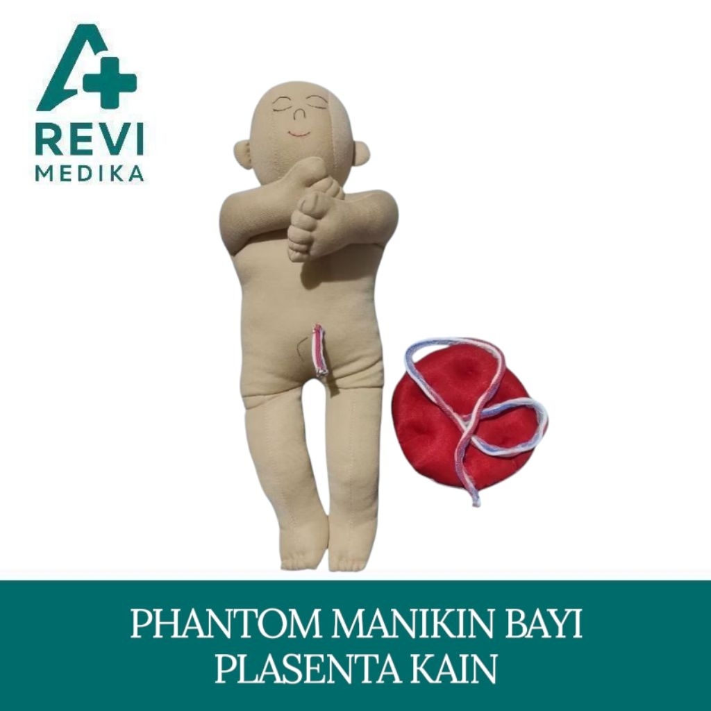 Phantom Manikin Bayi Plasenta Kain / Phantom Manekin Bayi Plasenta Kain / Alat Peraga Bayi Plasenta 