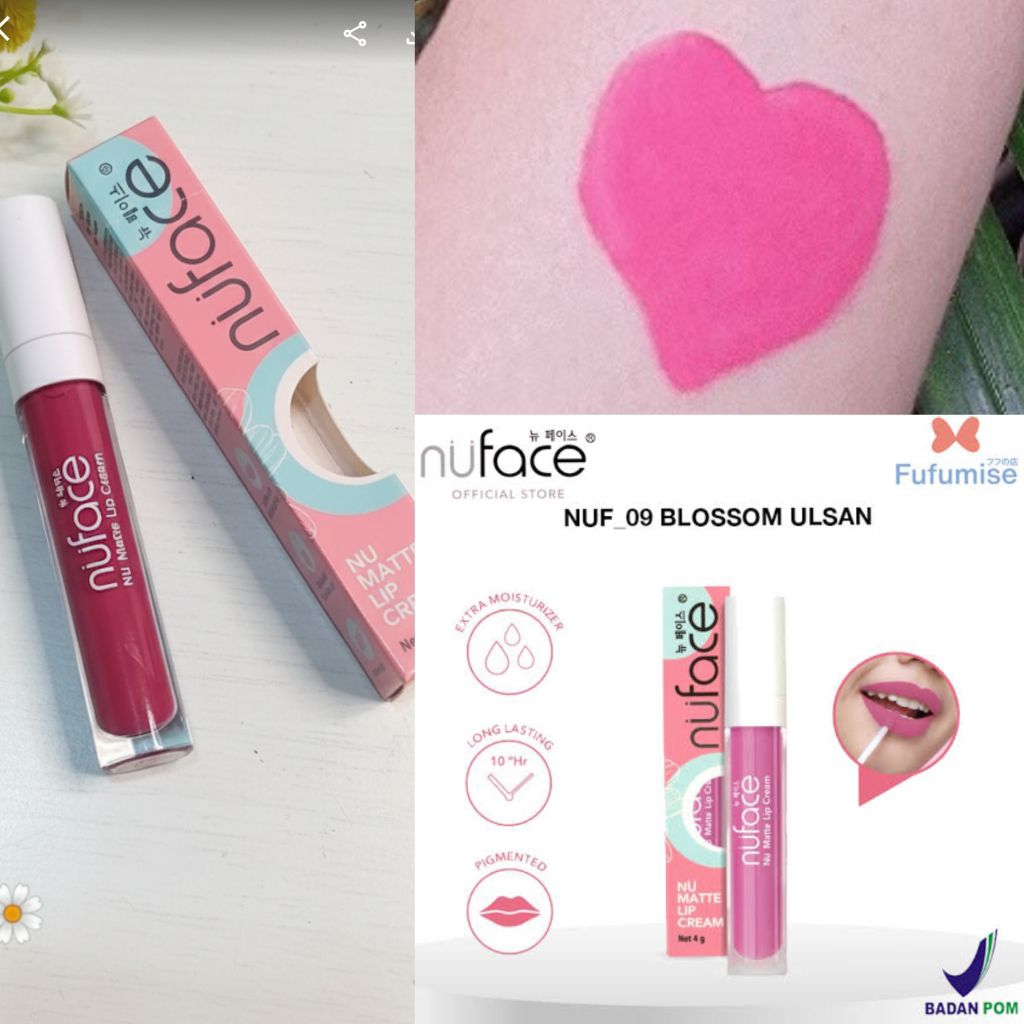 Nu face NU Matte Lipcream 09 Blossom In Ulsan