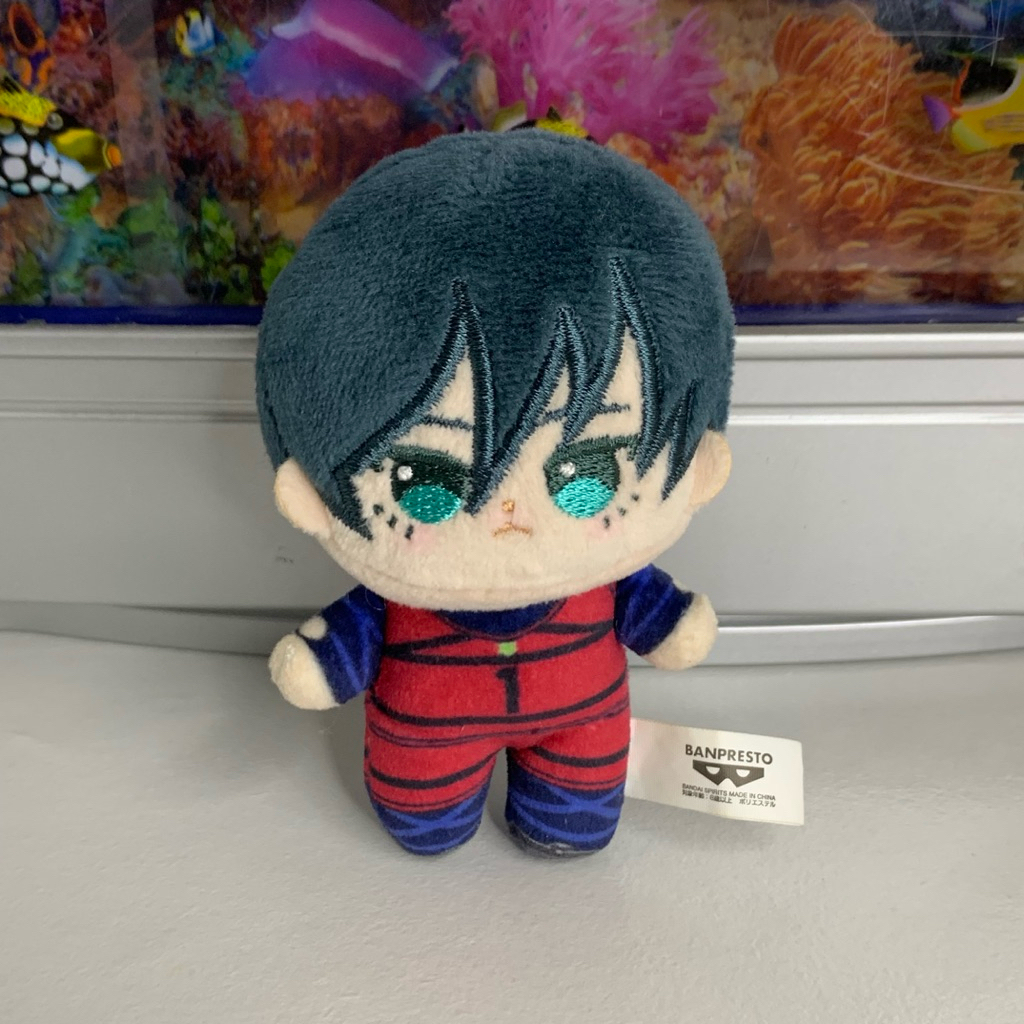 bluelock howanui plushie - itoshi rin  boneka anime mini