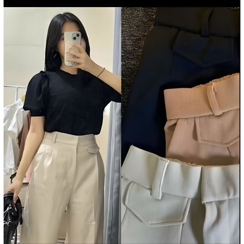 ORO PANTS // Celana Kulot//Preloved Celana kulot premium