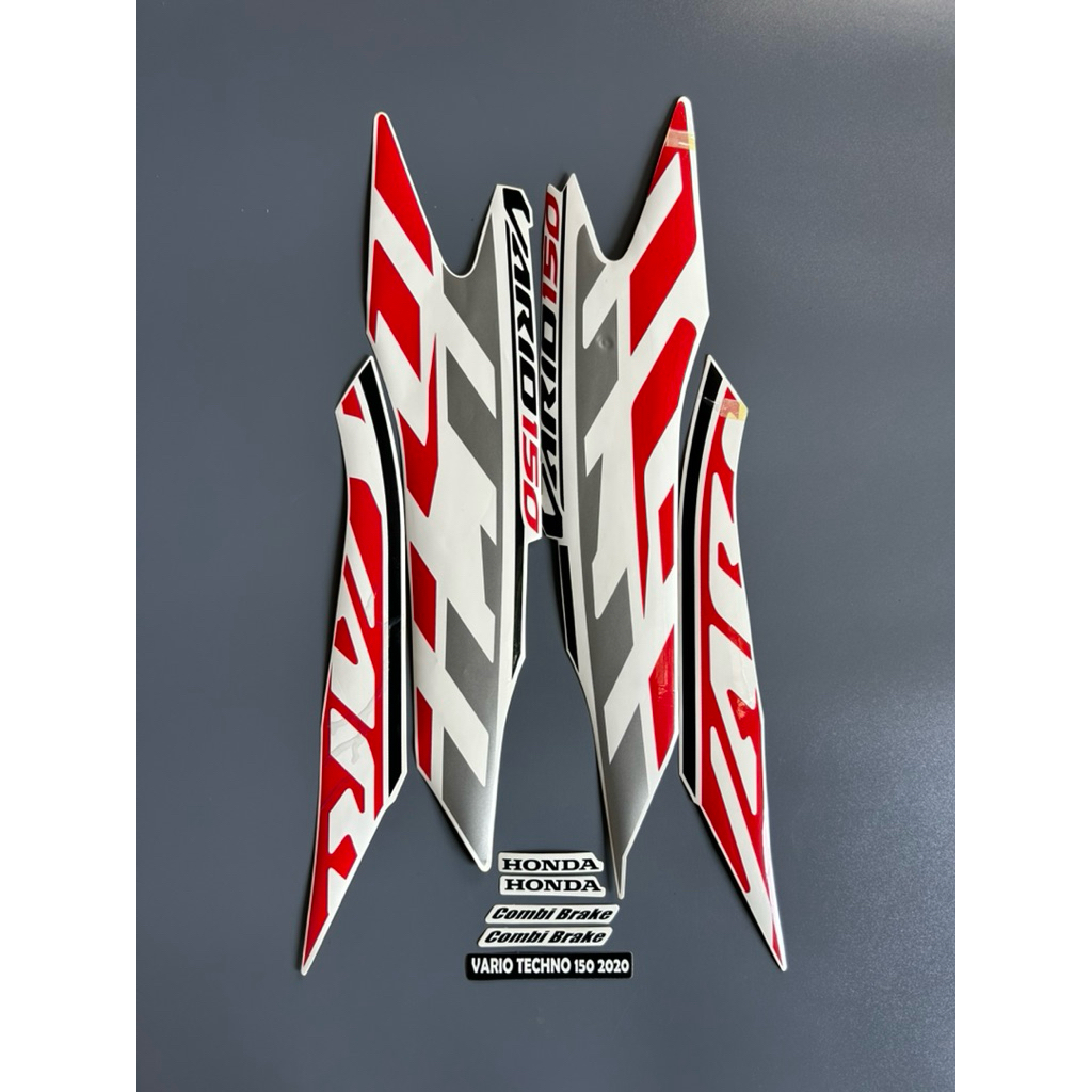 STRIPING STIKER VARIO 150 2020 PUTIH GRADE ORI