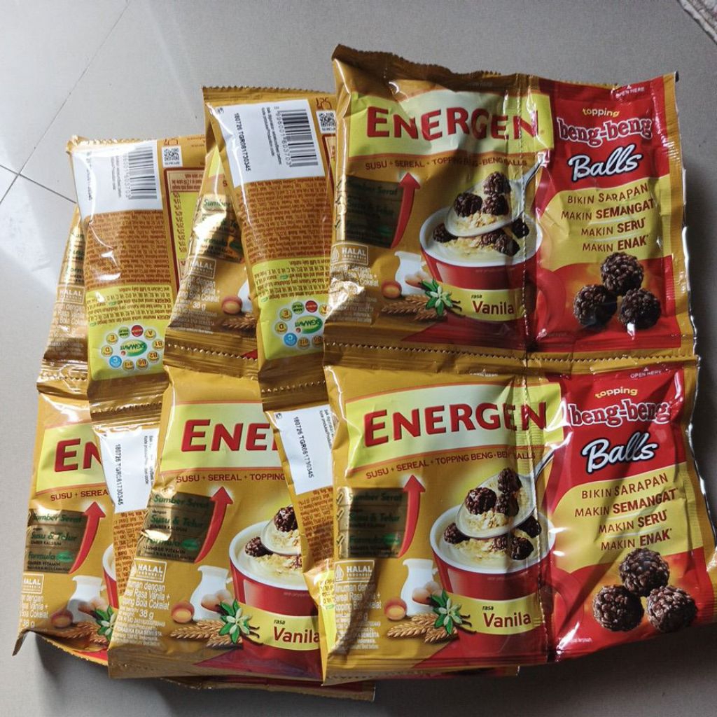 ENERGEN VANILLA TOPPING BENG BENG / MALKIST 38GR