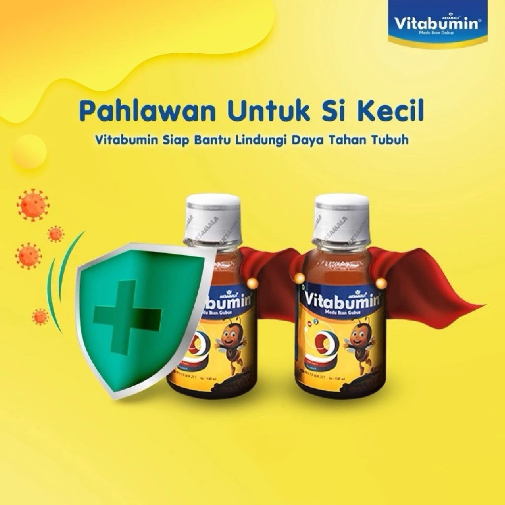 Madu Anak Vitabumin - Madu Vitabumin Penambah Nafsu Makan - Madu Stamina Anak