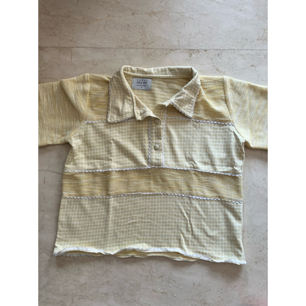 array store verdie top / array day off ( yellow )