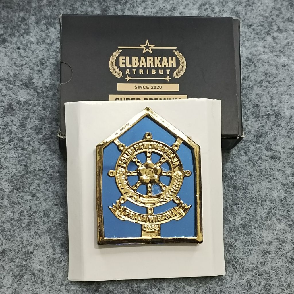 EMBLEM BARET POL PP/EMBLEM BARET SATPOL PP