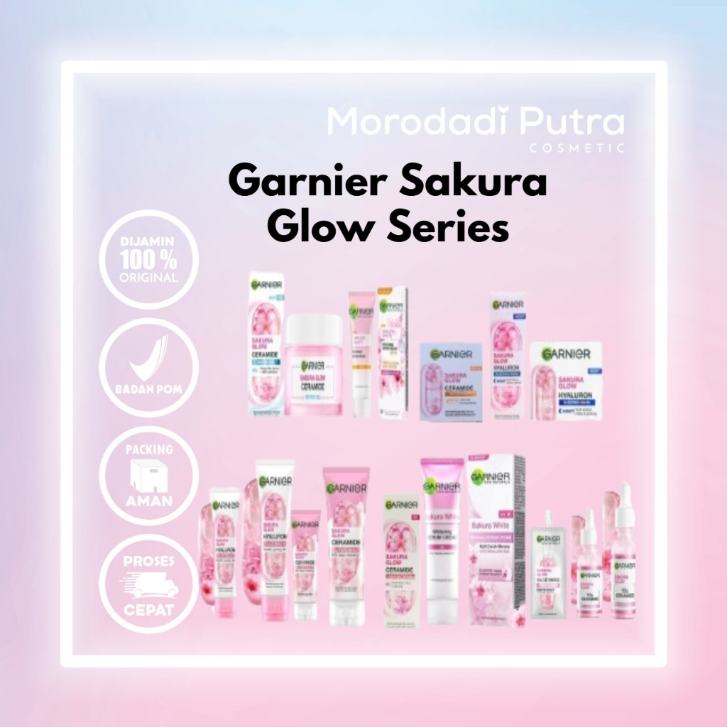 Garnier Sakura Glow Series / Rangkaian Produk Garnier Sakura Glow