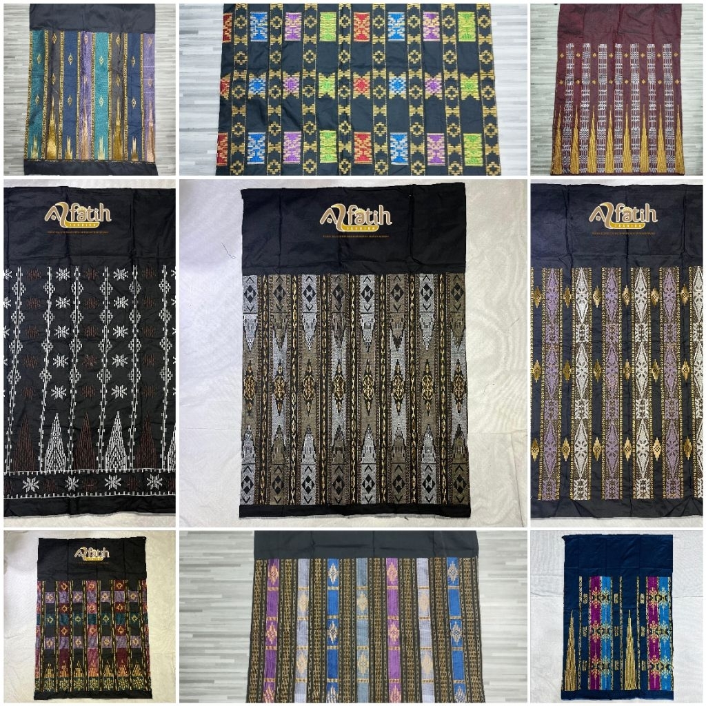 Sarung Lagosi Bordir Tenun - Alfatih