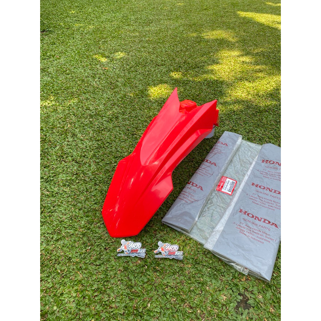 spakbor depan CRF 150L original honda warna merah