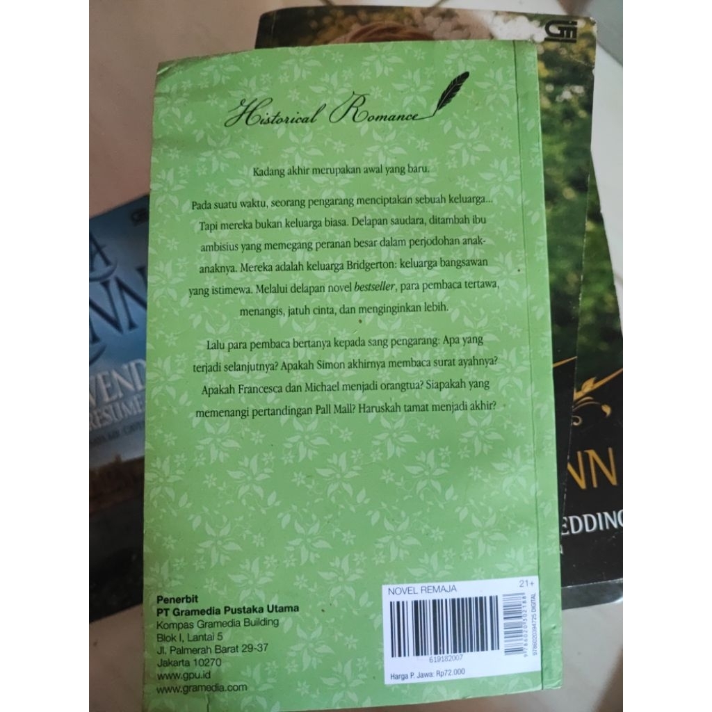 novel Julia Quinn, bridgerton series