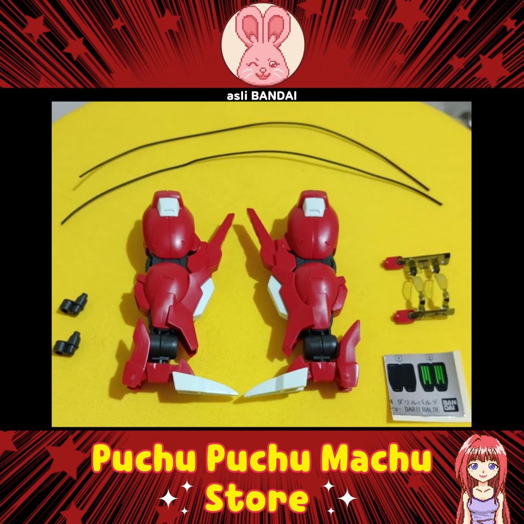 Part Legs (Kaki) dari HG HGTWFM 1/144 DARILBALDE (asli BANDAI) [Sudah Rakit] Gunpla Model Kit HG Dar
