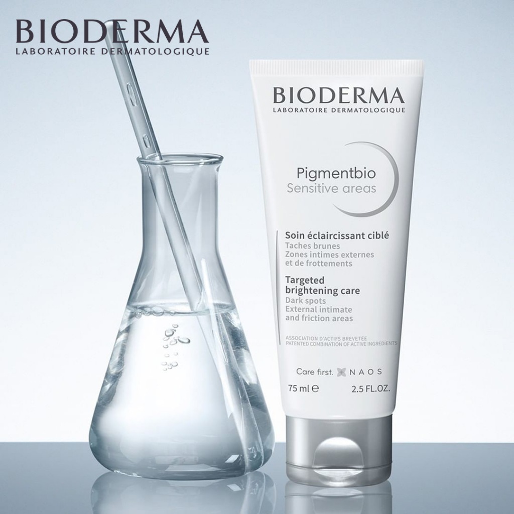 Bioderma Pigmentbio Sensitive Areas Creme 75ml Unified and Brightened Skin Tone Underarms Bikini Are