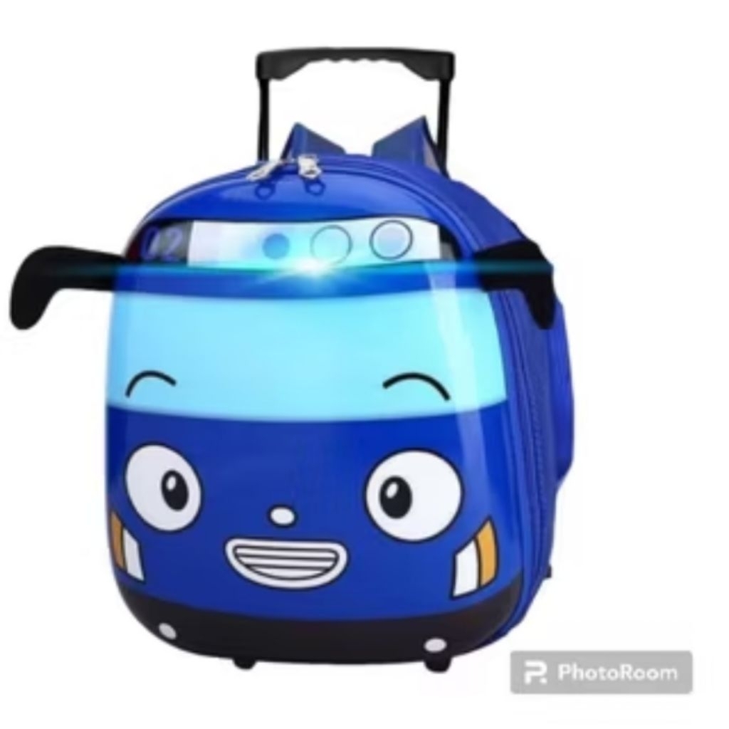 COD Tas Ransel Sekolah Anak Laki-laki Karakter Tayo Bus Tas Ransel LED TAYO Ransel Anak BESTSELLER T