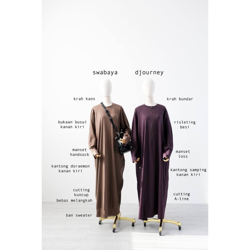 SIAP KIRIM | Djourney Abaya by Sidra | Swabaya Ver.3 | Sidra