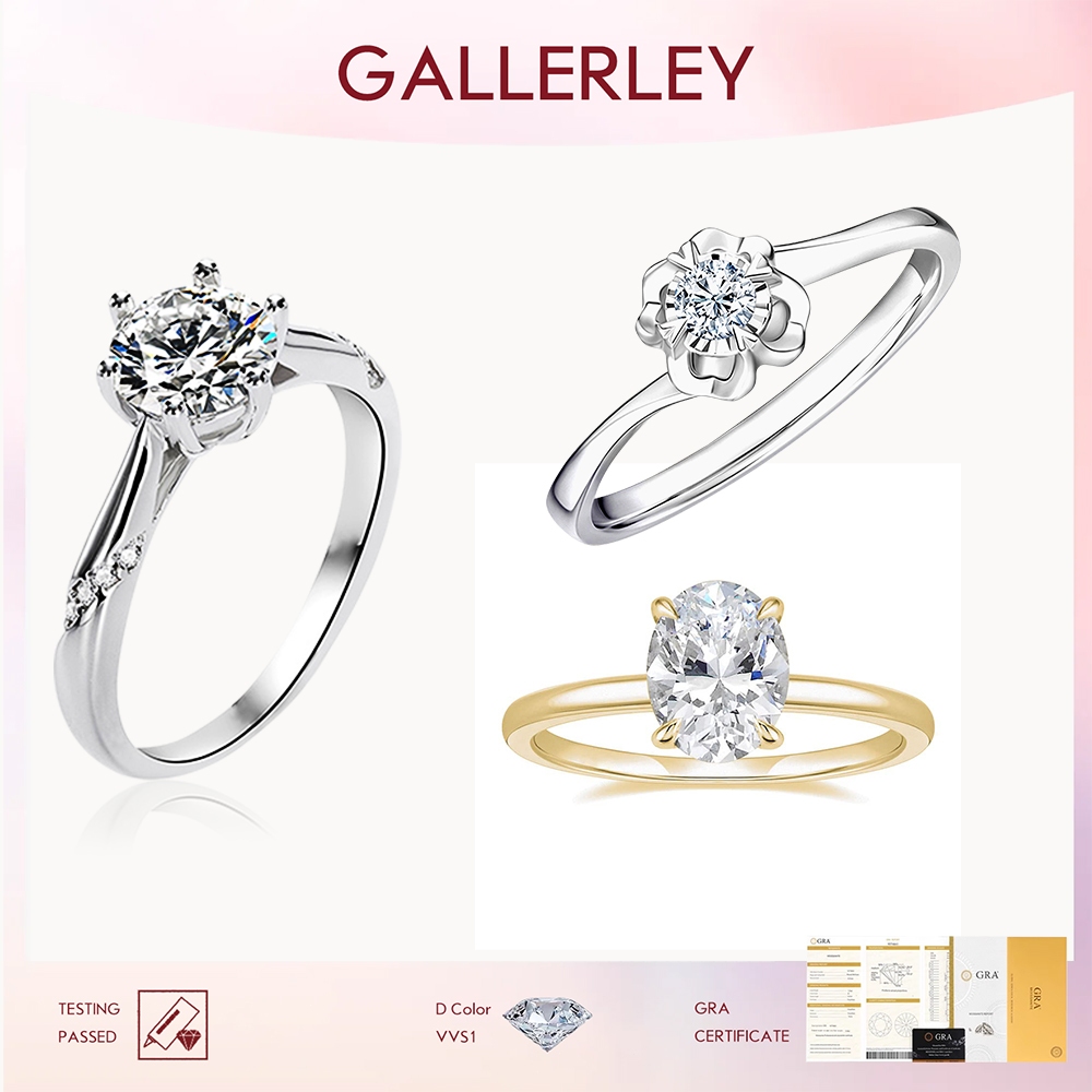 Cincin Moissanite Wanita