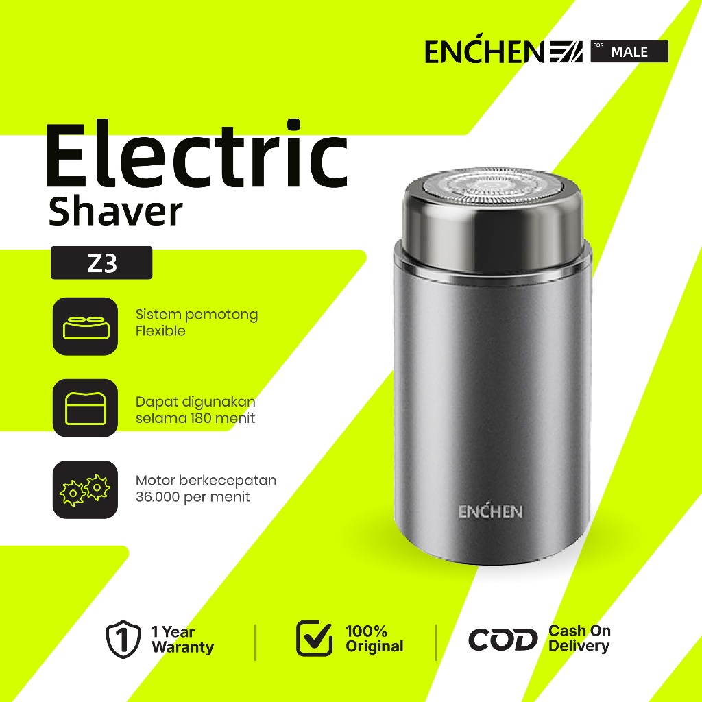 ENCHEN Z3 Mini Shaver Paduan Alat cukur kumis elektrik